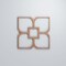 Ekena Millwork Small Olivia Decorative Fretwork Wood Wall Panels, Wood (Paint Grade), 11 3/8"W x 11 3/8"H x 3/8"T WALW12X12X0375OLVMF - alternate 2